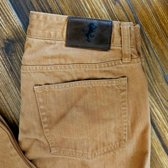 VINTAGE Stafford Prep Regular Fit Straight Leg Brown Jeans - Picture 4 of 9